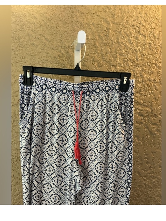 Echo Sleepwear Women’s Printed Jogger Pants Blue White black purple Pattern  L - Picture 5 of 12